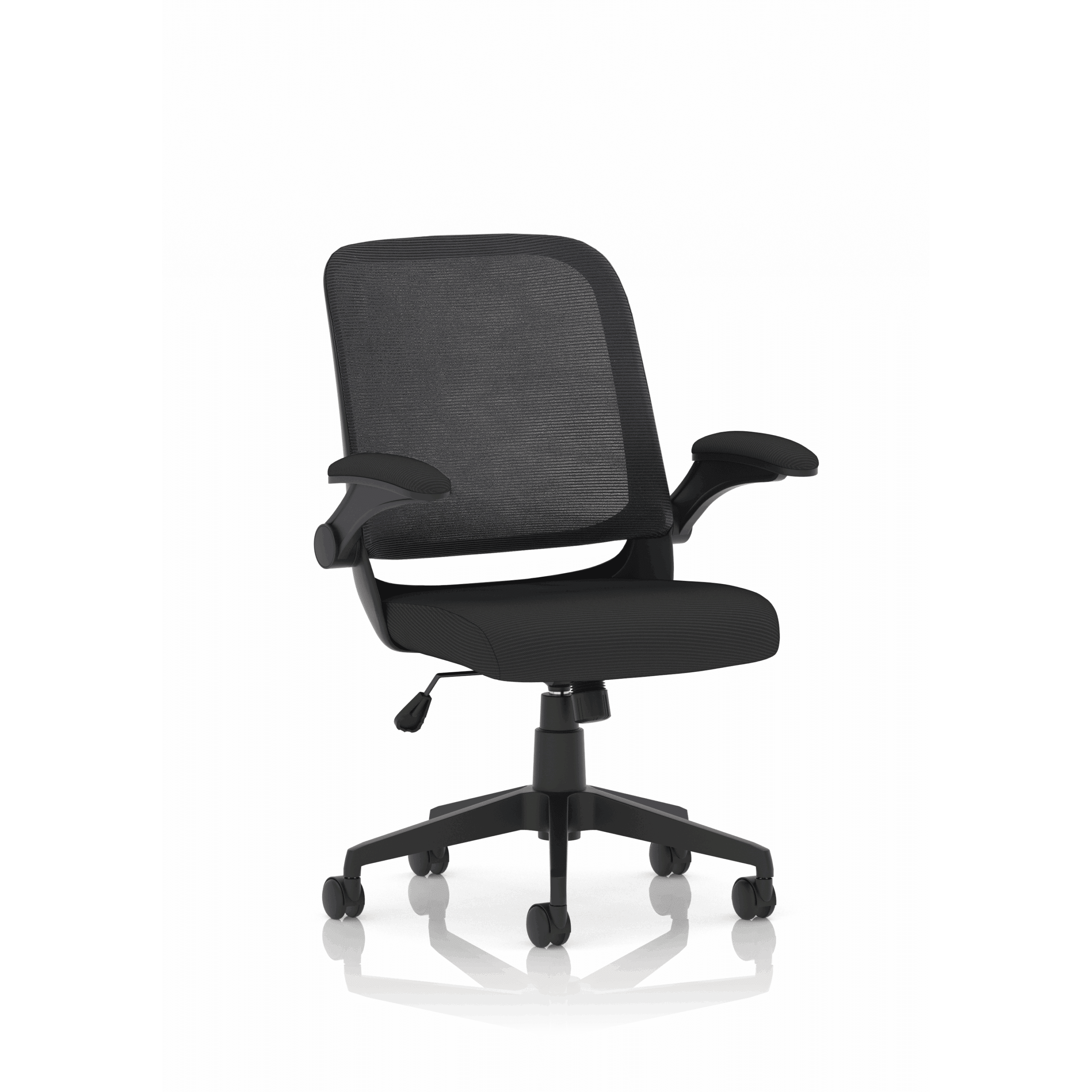 Crew Task Operator Mesh Chair With Folding Arms