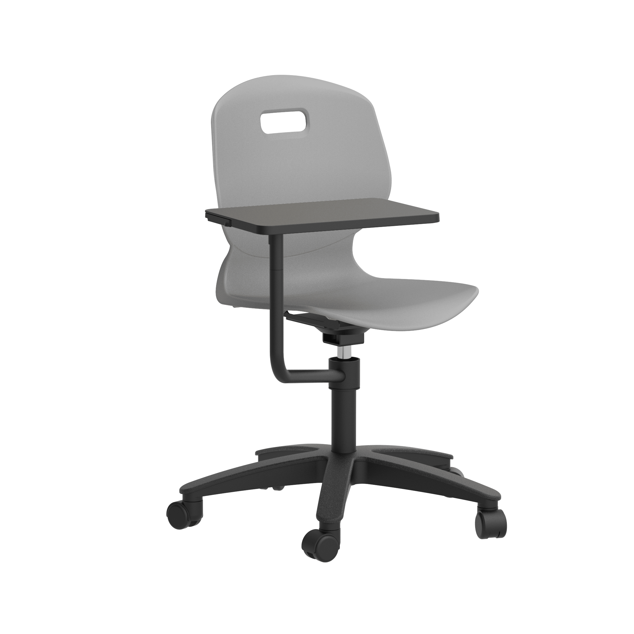 Titan Arc Swivel Chair with Arm Tablet