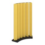 Hive Screens – 60° Curved Screens: 1040w x 770d x 1300h