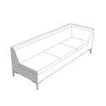 3-Seat Unit with L/H Arm 
