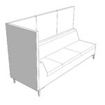 3-Seat Unit with R/H Arm 