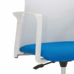 White Fixed Arms