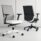 Loop Mesh Back Chair features a breathable mesh back and upholstered lumbar pad, designed for ergonomic comfort in the office.