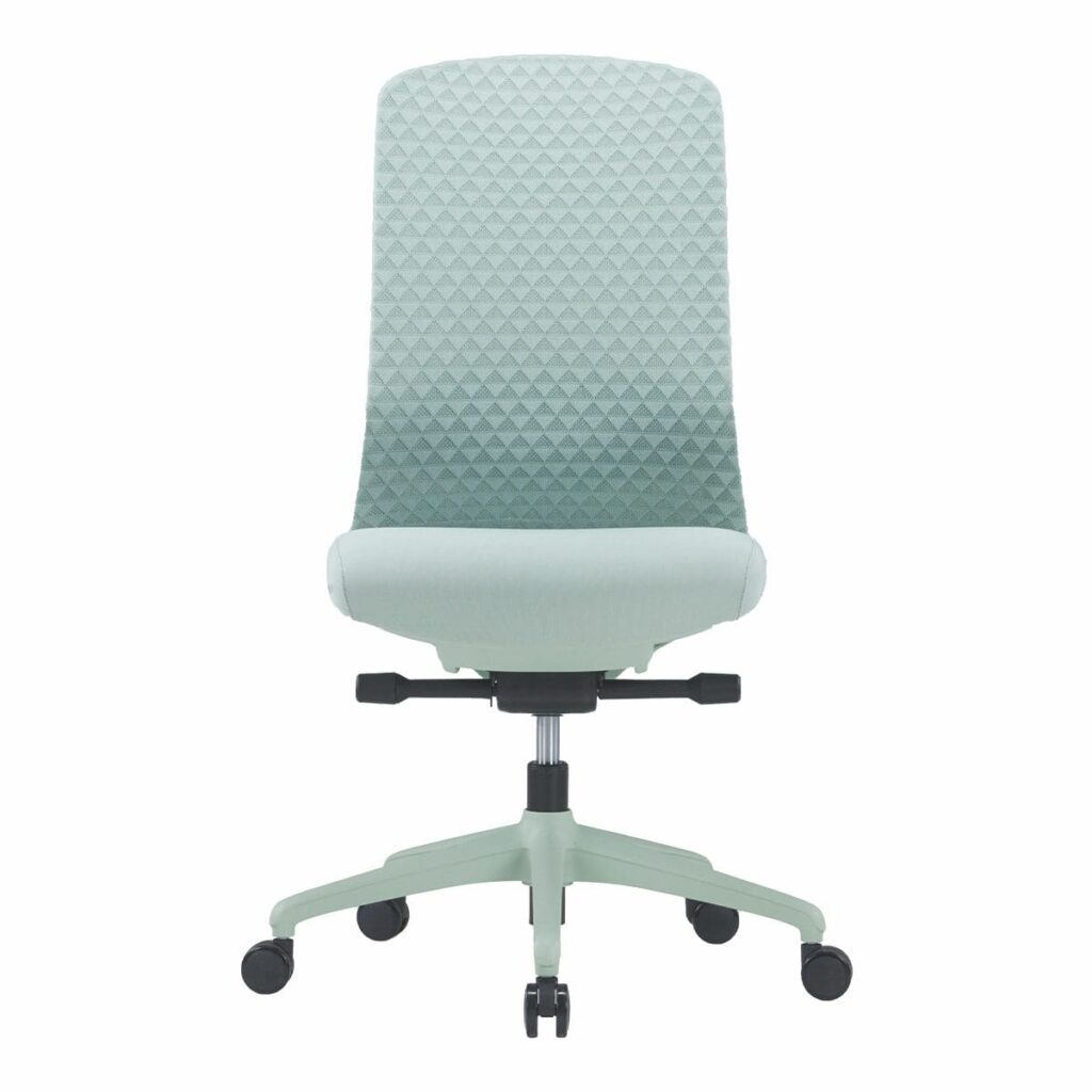 Solo Green 3D Mesh Chair featuring a breathable mesh back, ergonomic design, and full adjustability for office seating.