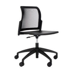 Leola Plastic Shell Chair with Mesh Back