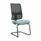 Mix Cantilever Chair Black with a breathable mesh back, ergonomic lumbar support, and sleek cantilever design.
