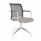 Moda Mesh Back Meeting Chair on chrome 4-star base, featuring a contoured seat and breathable mesh back in grey.