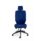 BLAST ERGO Chair in blue fabric, featuring an extra-high back, adjustable seat, and synchronized movement.
