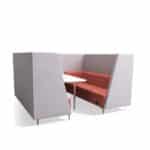 6-Seater Angled Booth