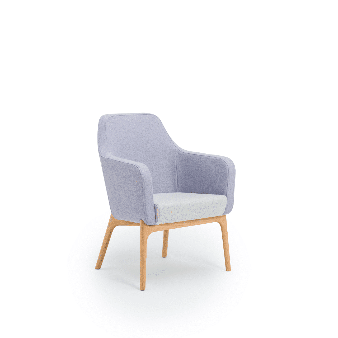 HARC TUB Low Back Lounge Chair Wooden Legs