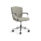 KEY Meet Full Back conference chair with chrome armrests, grey upholstery, and a five-star wheeled base for mobility.