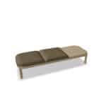 Bench with 2-Seats & 1-End Table