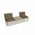 Bench with 2-Chairs & 1-Middle Table