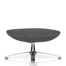 Etta Dark Grey Cashmere Footstool