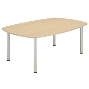 Core Pole Leg Barrel Shaped Meeting Table (Fsc)