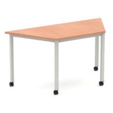 Impulse Trapezium Table Box Frame Leg With Castors