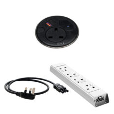 Malmo In Desk Grommet Power Bundle
