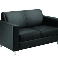 Iceberg Leather Faced Sofa