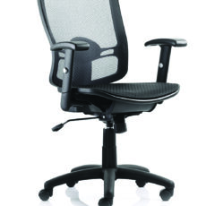 Portland All Mesh Task Operator Chair With Height Adjustable Arms