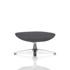 Etta Dark Grey Cashmere Footstool